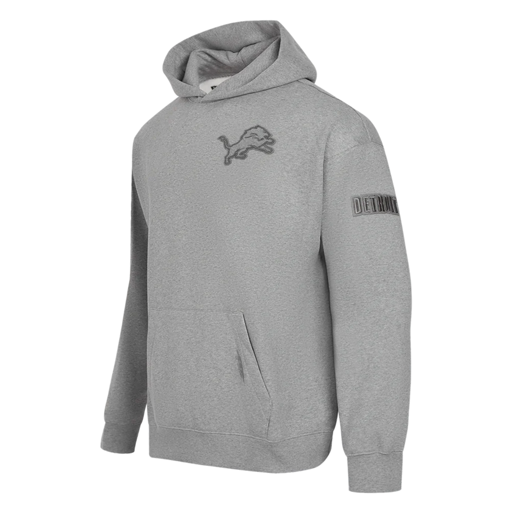 Men's Pro Standard NFL Detroit Lions Neutral Drop Shoulder PO Hoodie