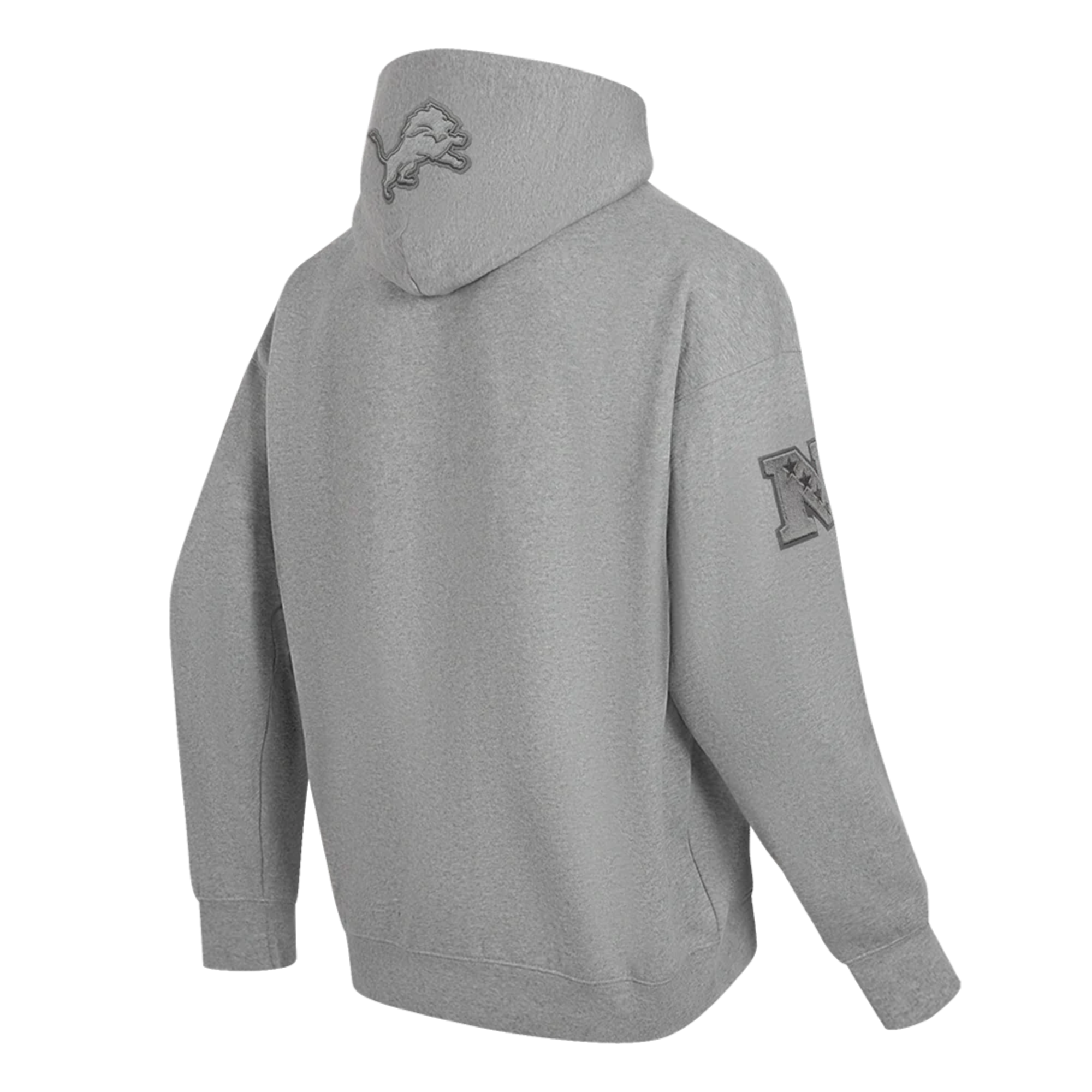 Men's Pro Standard NFL Detroit Lions Neutral Drop Shoulder PO Hoodie