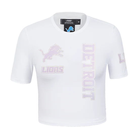 Women’s Pro Standard NFL Detroit Lions Hologram Single Jersey Boxy Tee