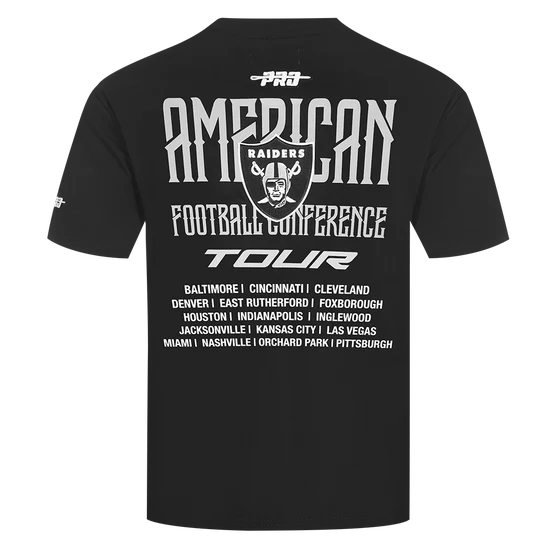Men's Pro Standard NFL Las Vegas Raiders City Tour 2.0 Drop Shoulder Tee
