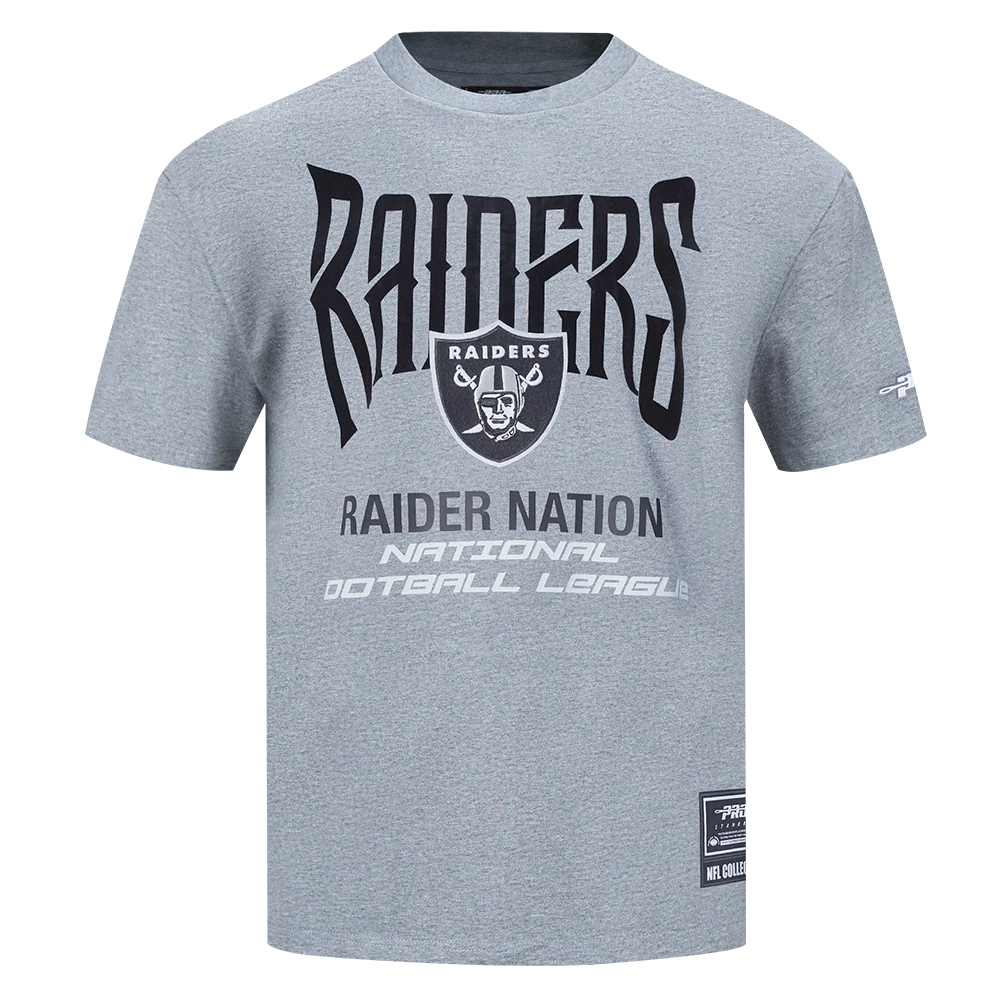 Men's Pro Standard NFL Las Vegas Raiders City Tour 2.0 Drop Shoulder Tee