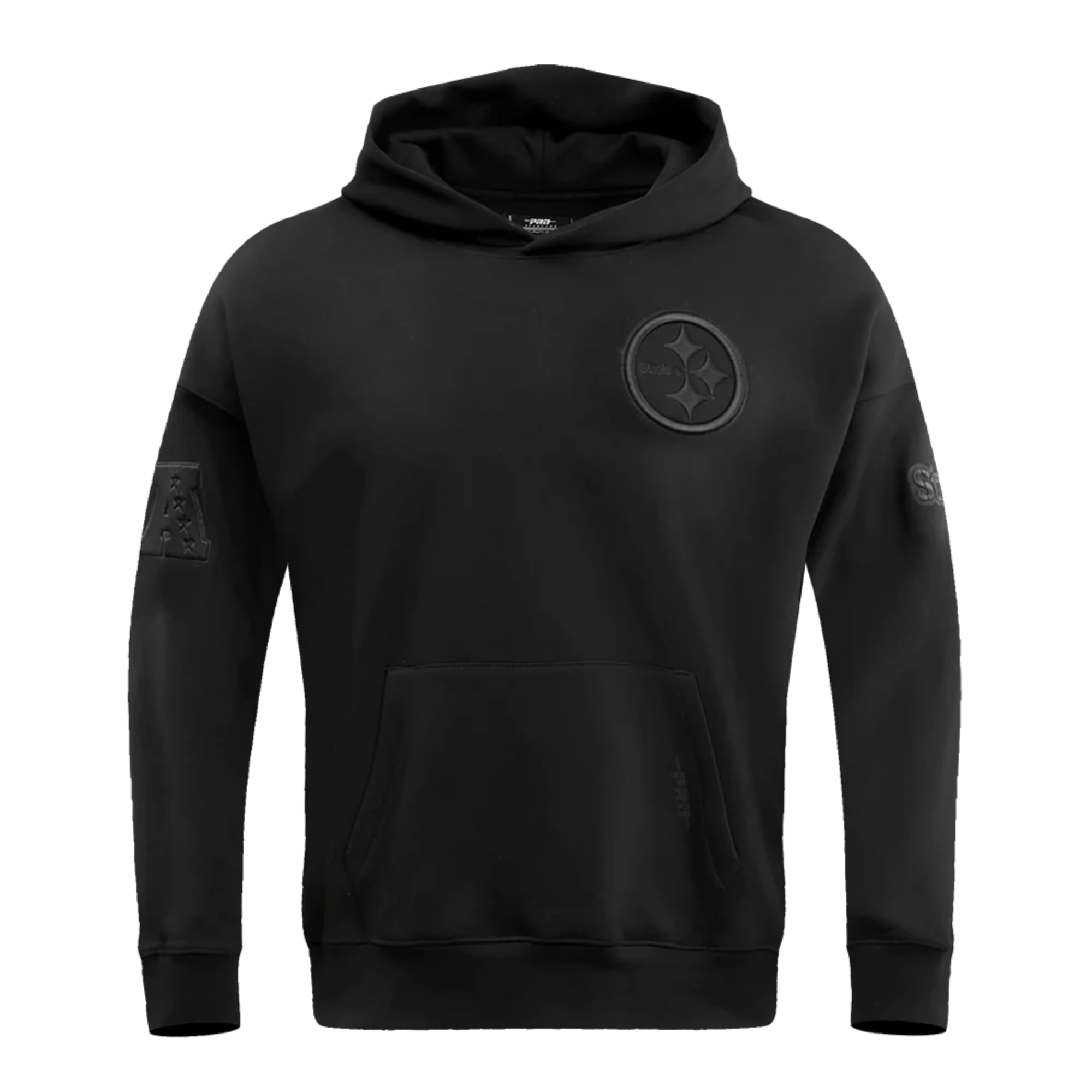 Men's Pro Standard Pittsburg Steelers Neutral Drop Shoulder PO Hoodie "Black"