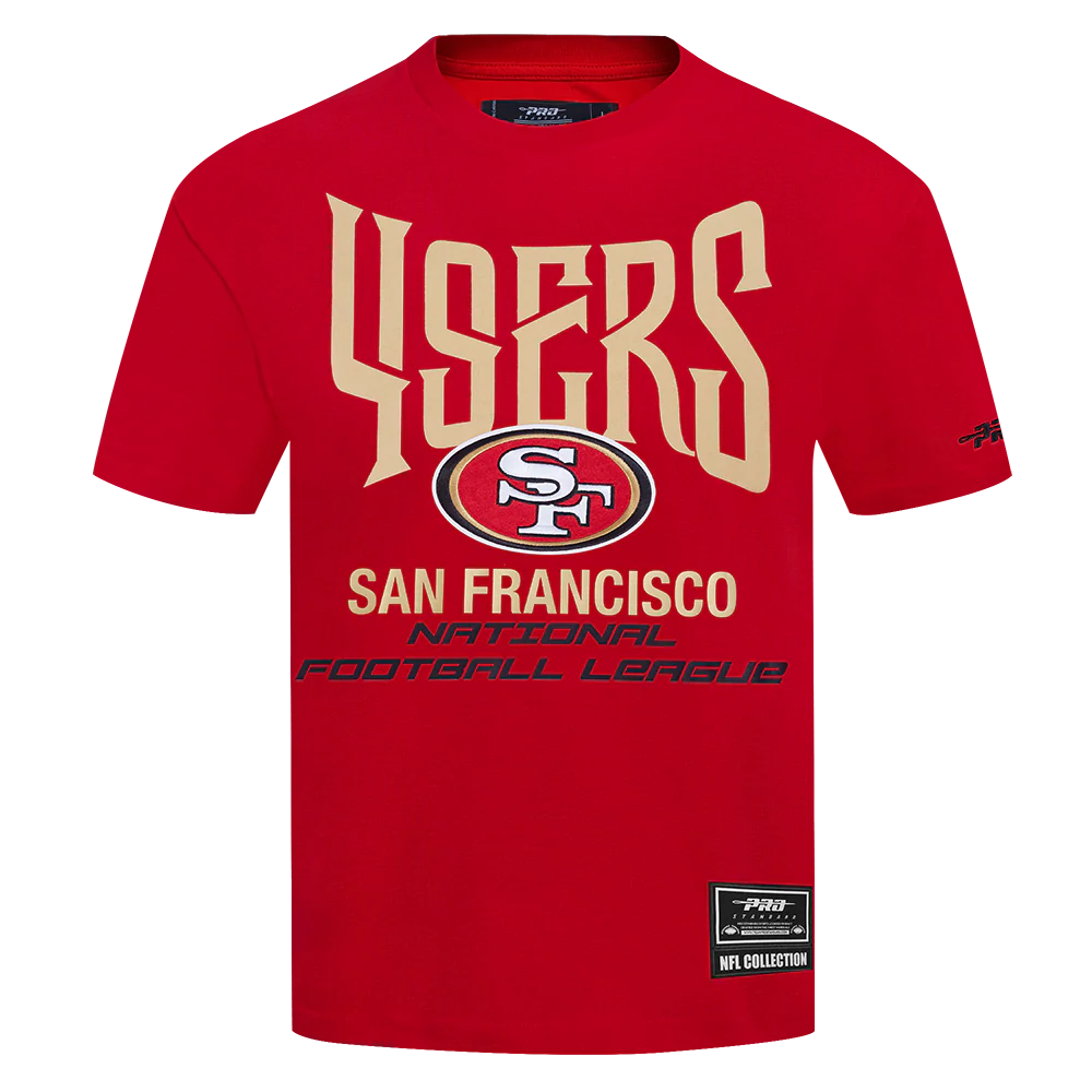 Men's Pro Standard NFL San Francisco 49ers City Tour 2.0 Drop Shoulder Tee