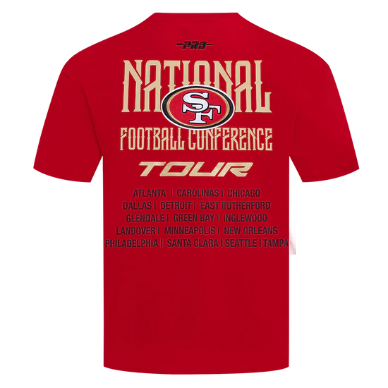 Men's Pro Standard NFL San Francisco 49ers City Tour 2.0 Drop Shoulder Tee