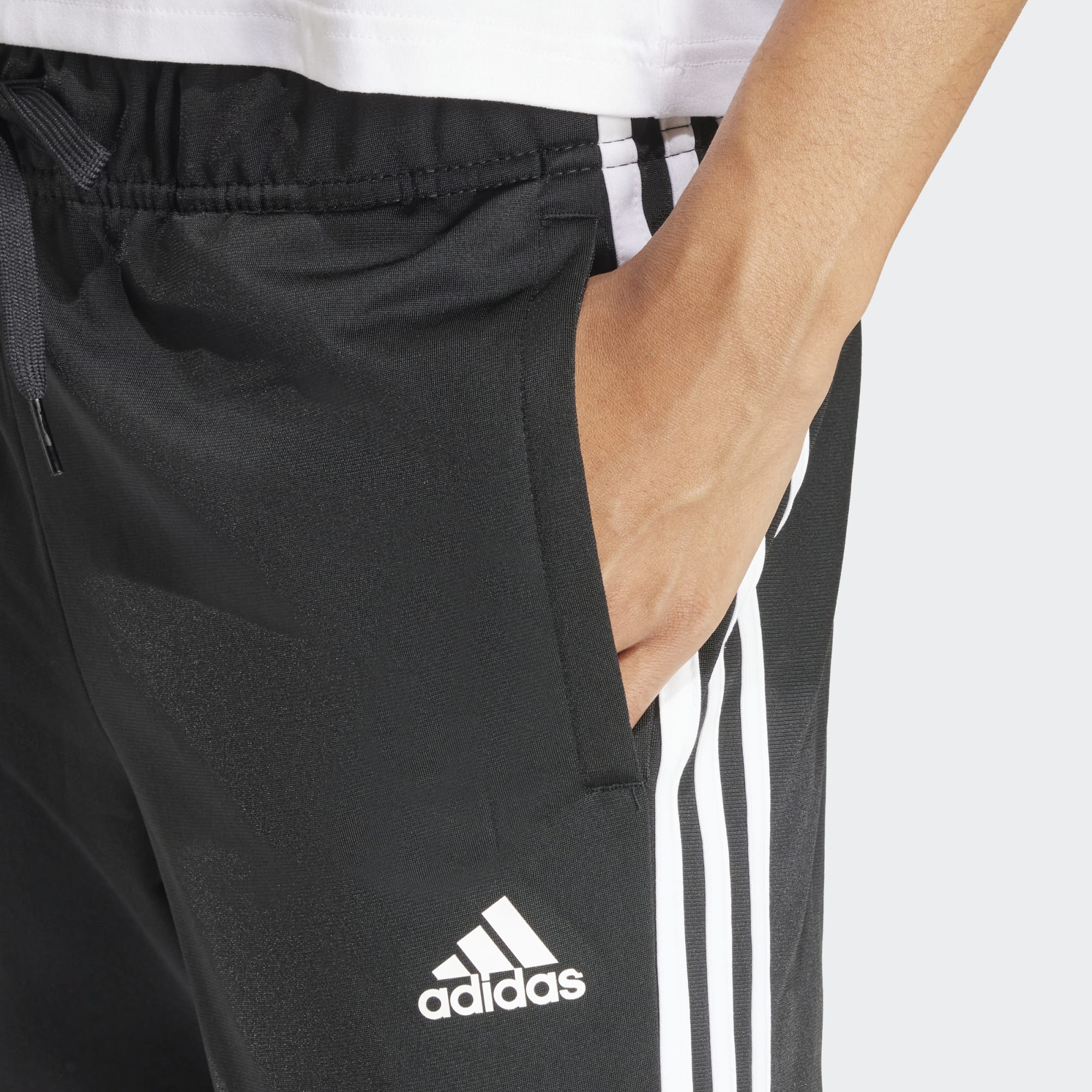 Women's Adidas Essentials Warm-Up Slim Tapered 3-Stripes Track Pants