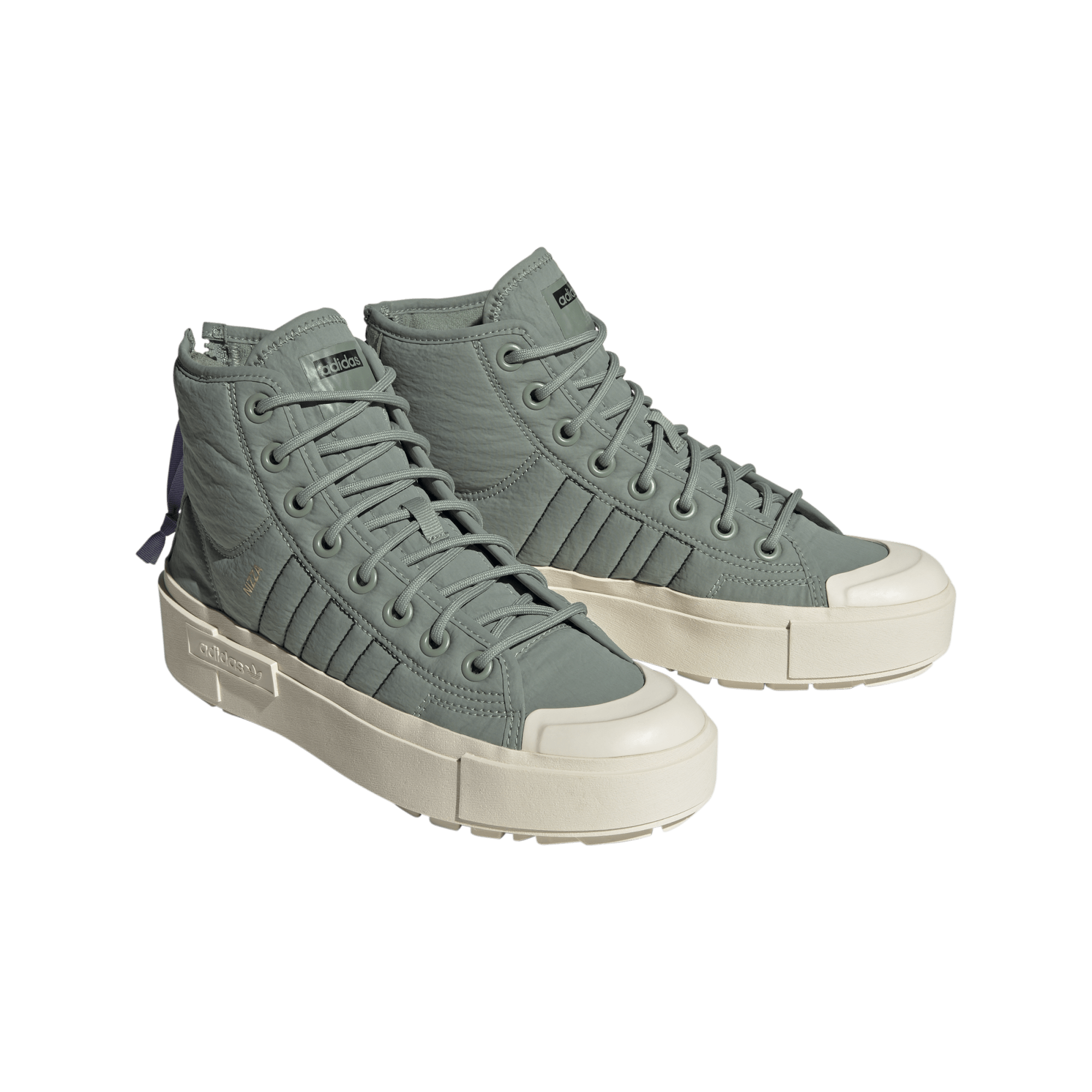 Women's Adidas Nizza Bonega X "Silver Green Light Purple"