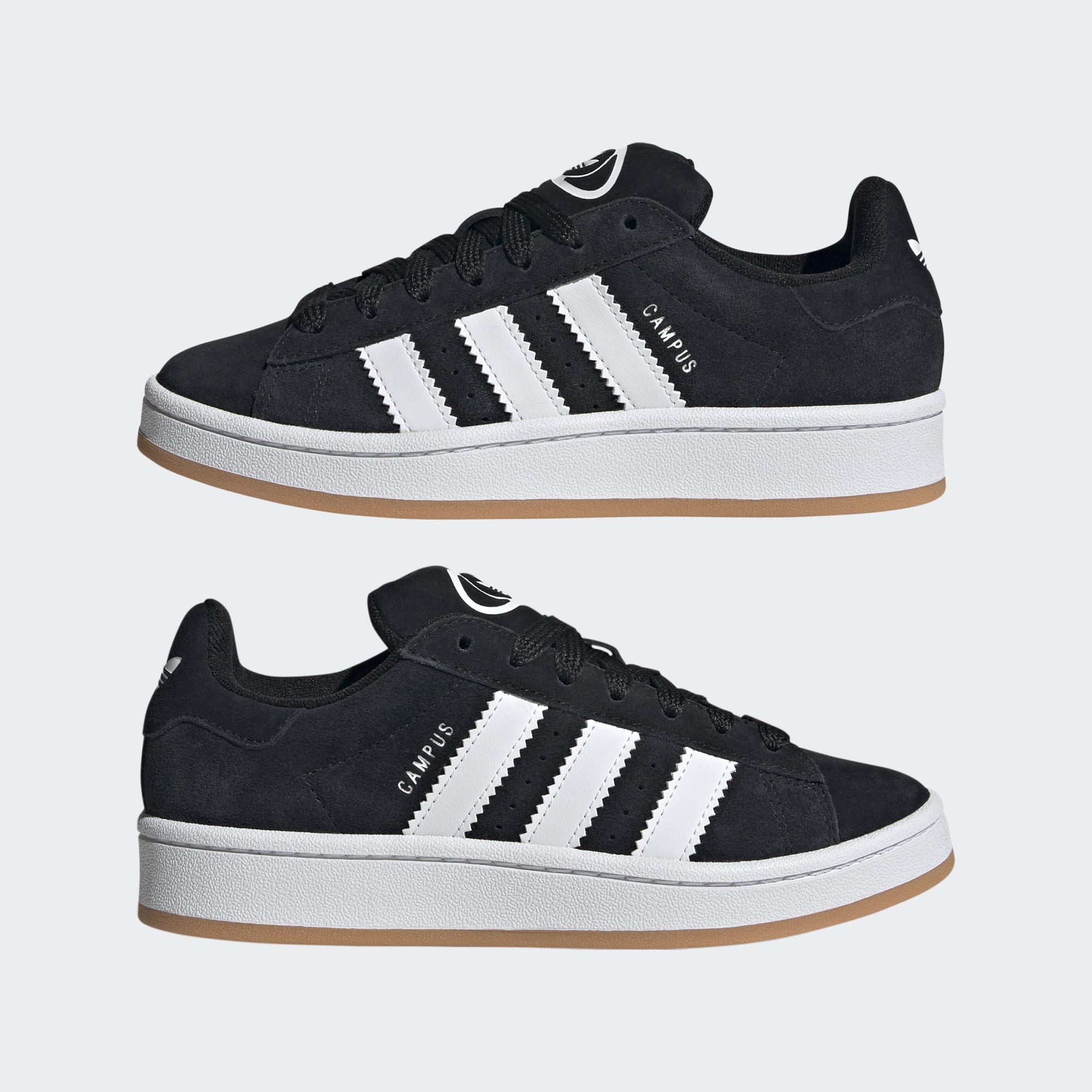 Juniors' Adidas CAMPUS 00s J "Black White Gum"(Unisex)