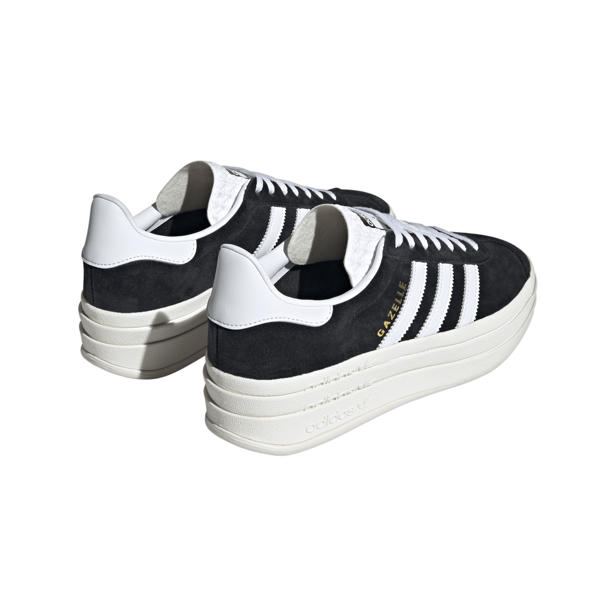 Women's Adidas Originals Gazelle BOLD " Core Black White"