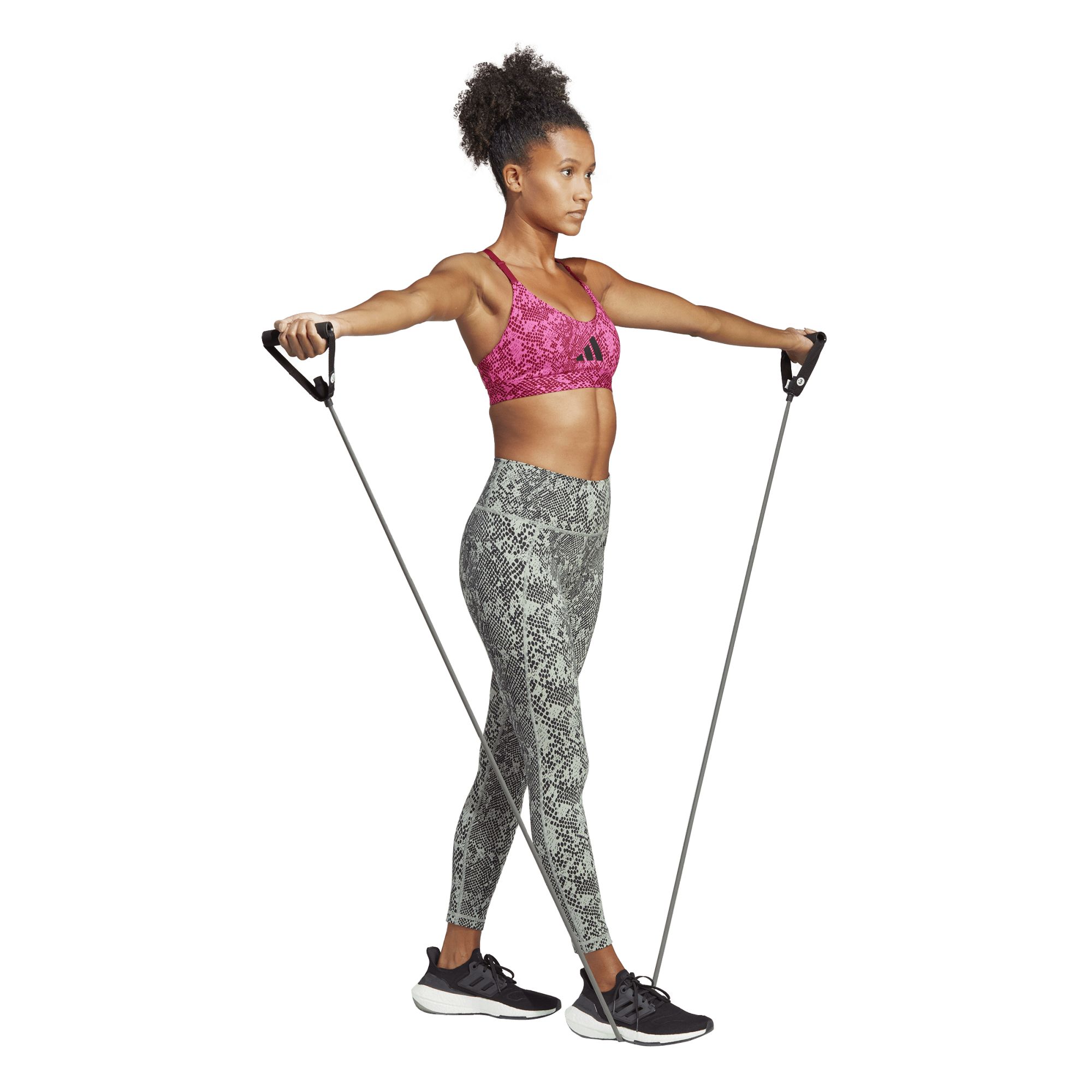 Women's Adidas Stash Pocket Training Animal Print 7/8 Leggings