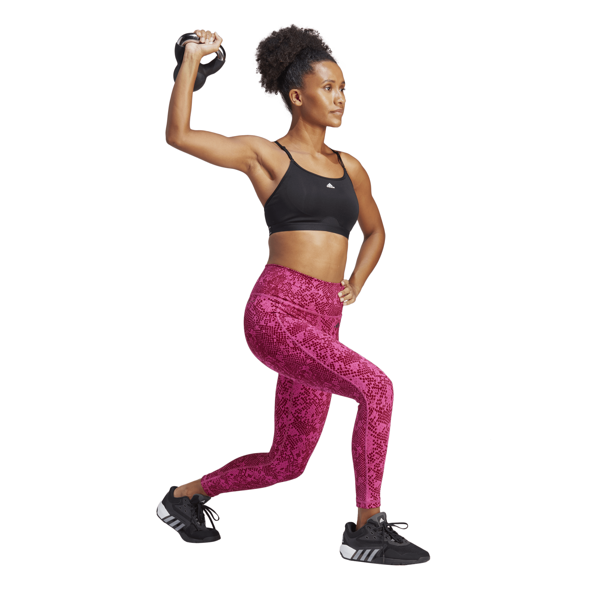 Women's Adidas Stash Pocket Training Animal Print 7/8 Leggings