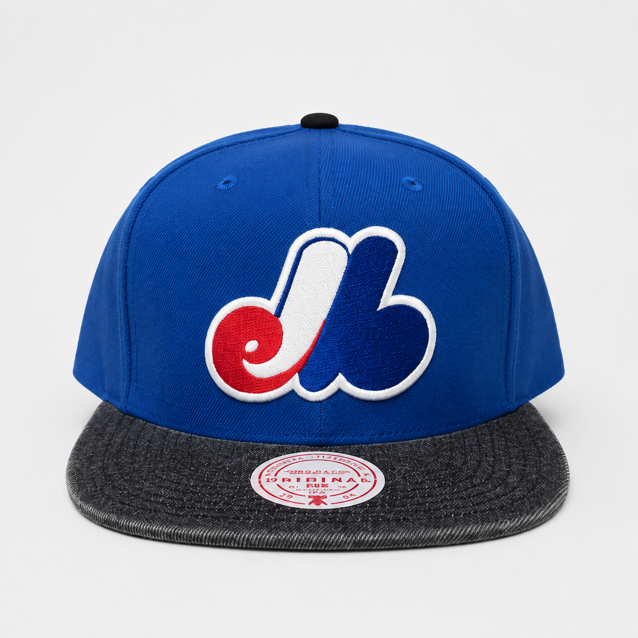 Mitchell and Ness Montreal Expos Denim Beak Snapback