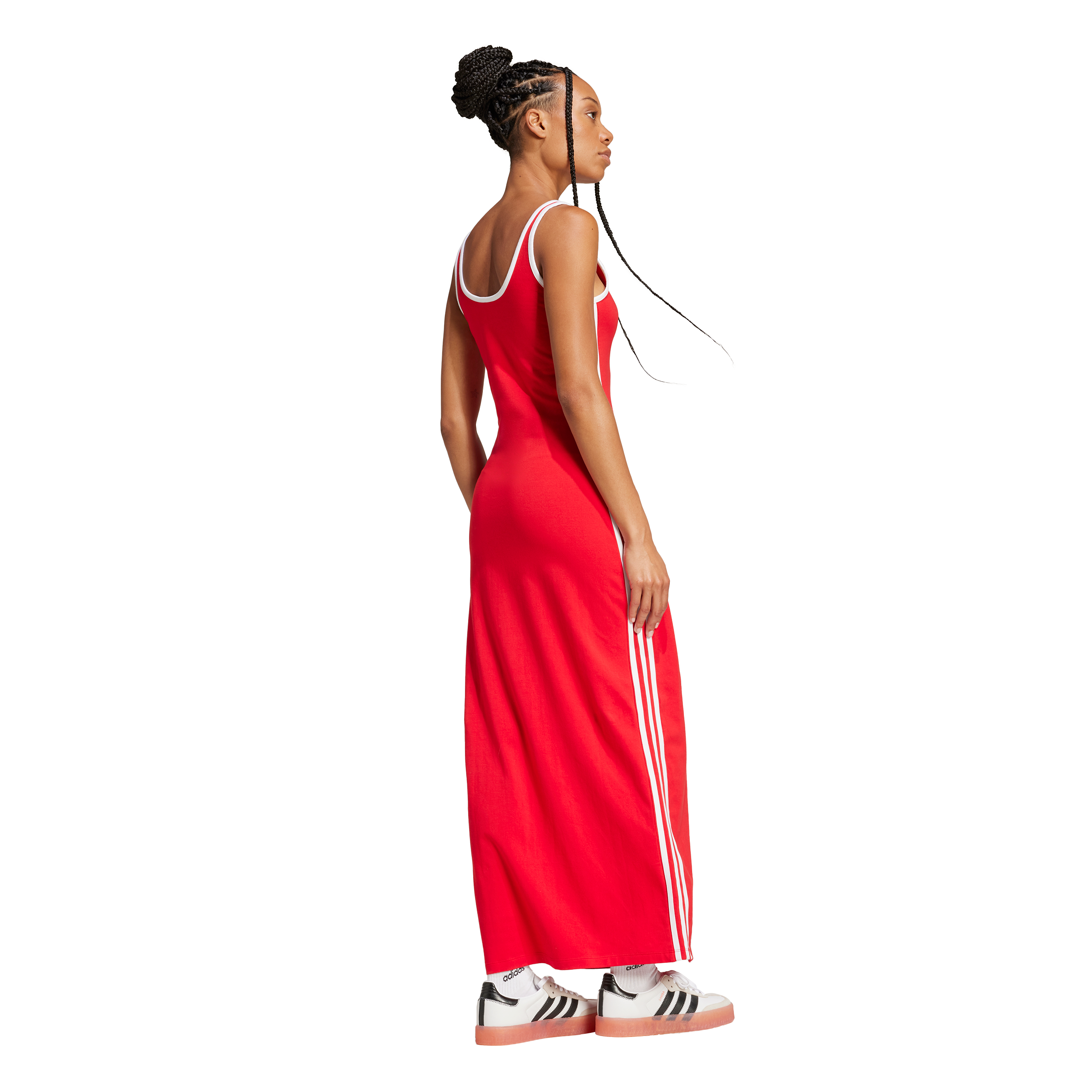 Women's Adidas Adidcolor 3-Stripe Tank Maxi Dress