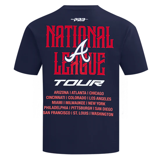 Men's Pro Standard MLB Atlanta Braves City Tour 2.0 Drop Shoulder