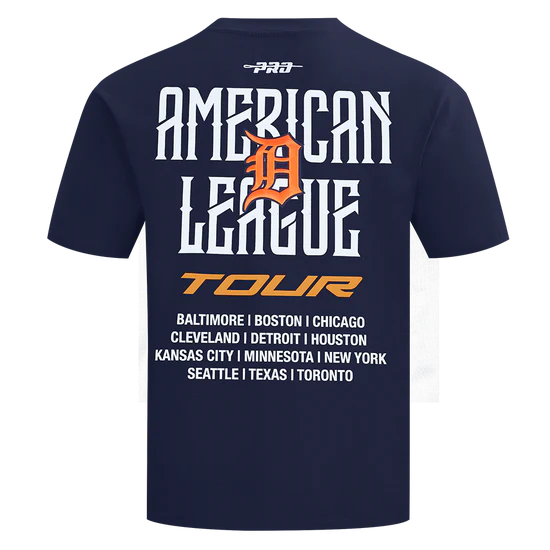 Men's Pro Standard MLB Detroit Tigers City Tour 2.0 Drop Shoulder