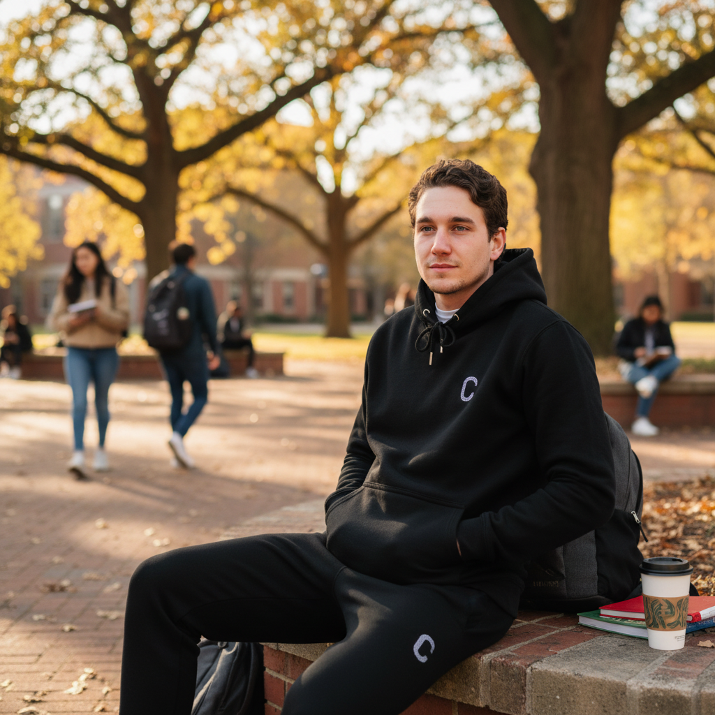 Men's The Closet Inc. Fleece Pullover Black