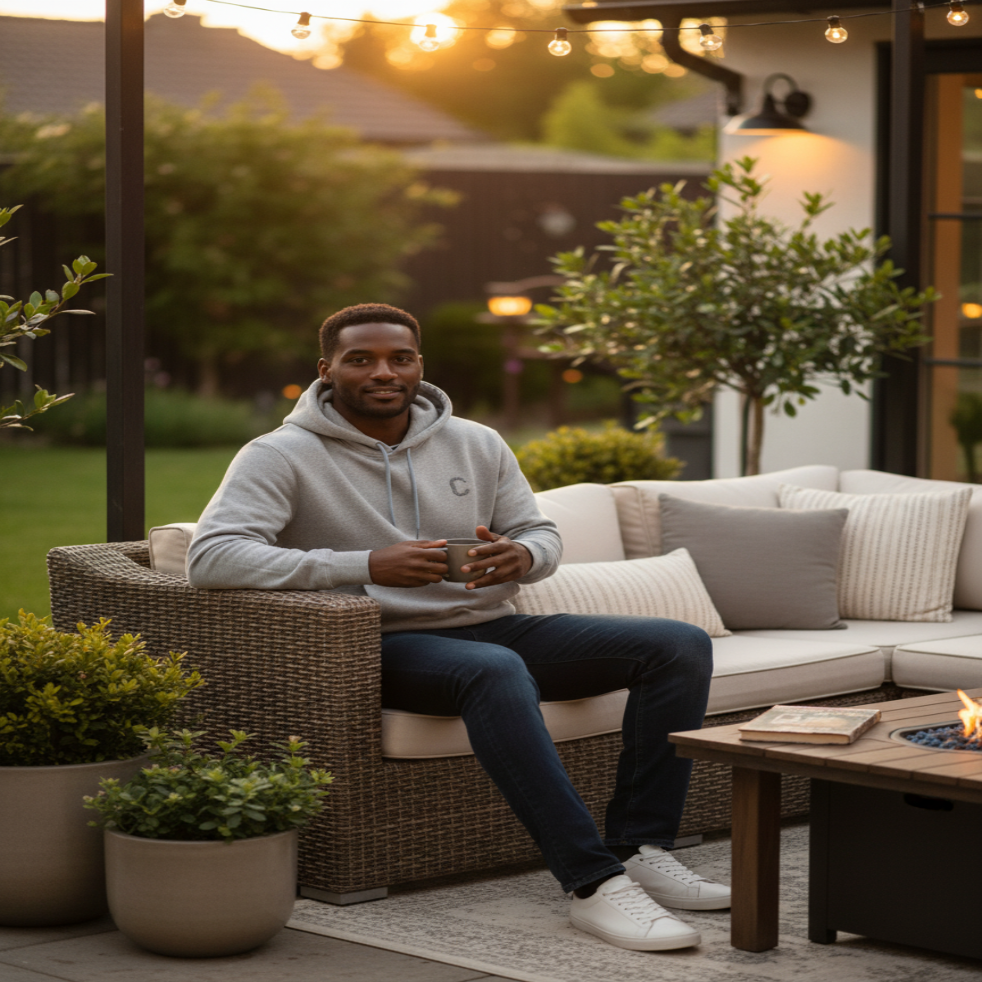 Men's The Closet Inc. Tech Fleece Zip Hoodie - Sports Grey/Blk