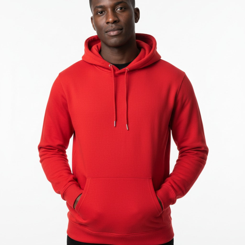 Men's The Closet Inc. Fleece Top Plain Red