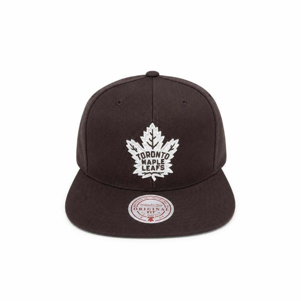 Mitchell And Ness NHL Maple Leafs Brown Snapback