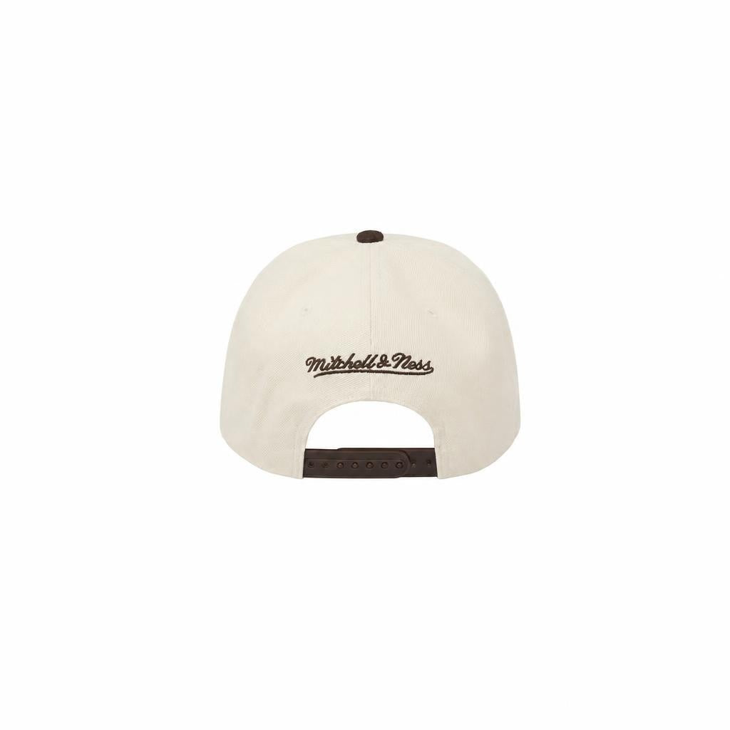 Mitchell And Ness NHL Maple Leafs Cream And Brown Snapback