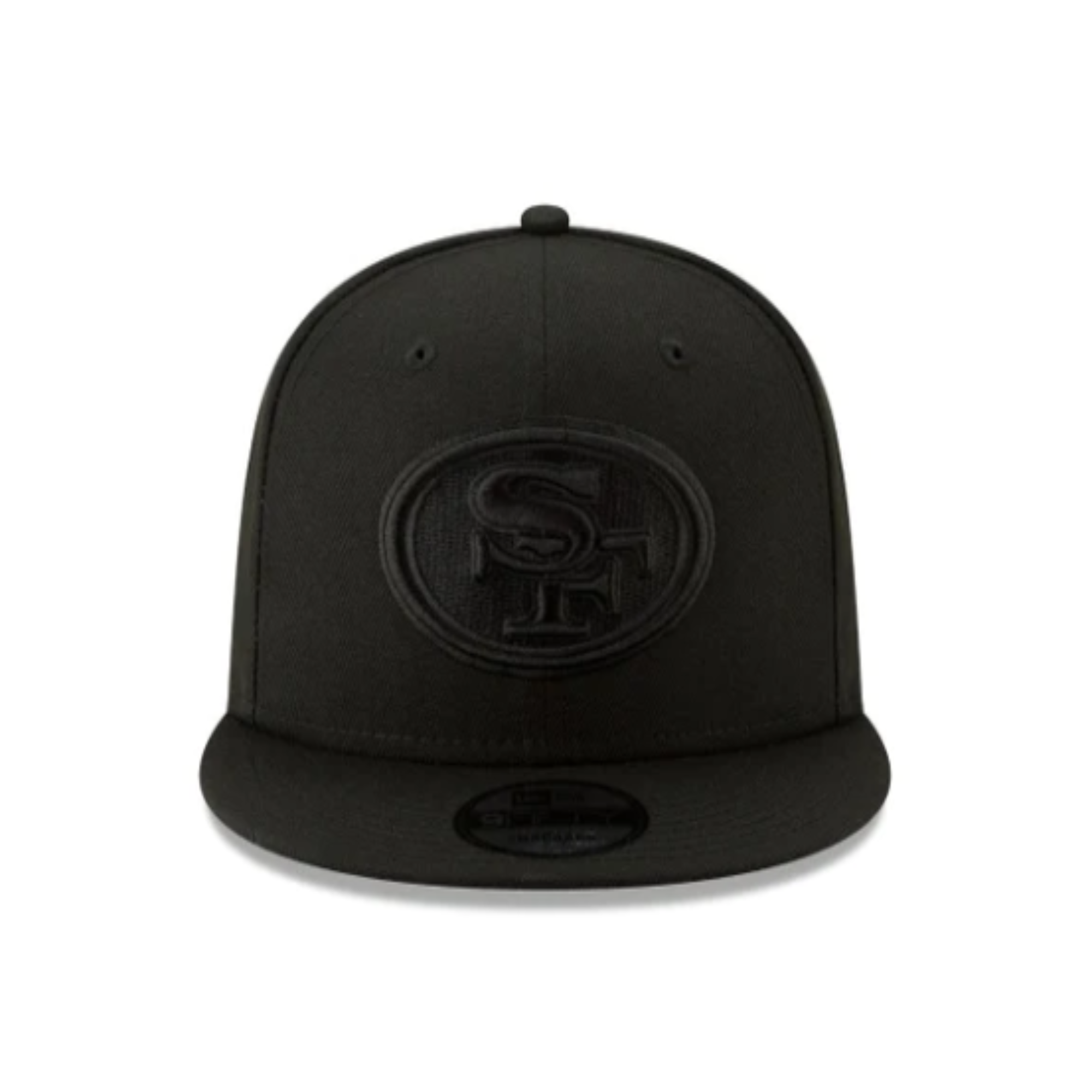 San Francisco 49ers New Era Black & Black 9FIFTY Snapback