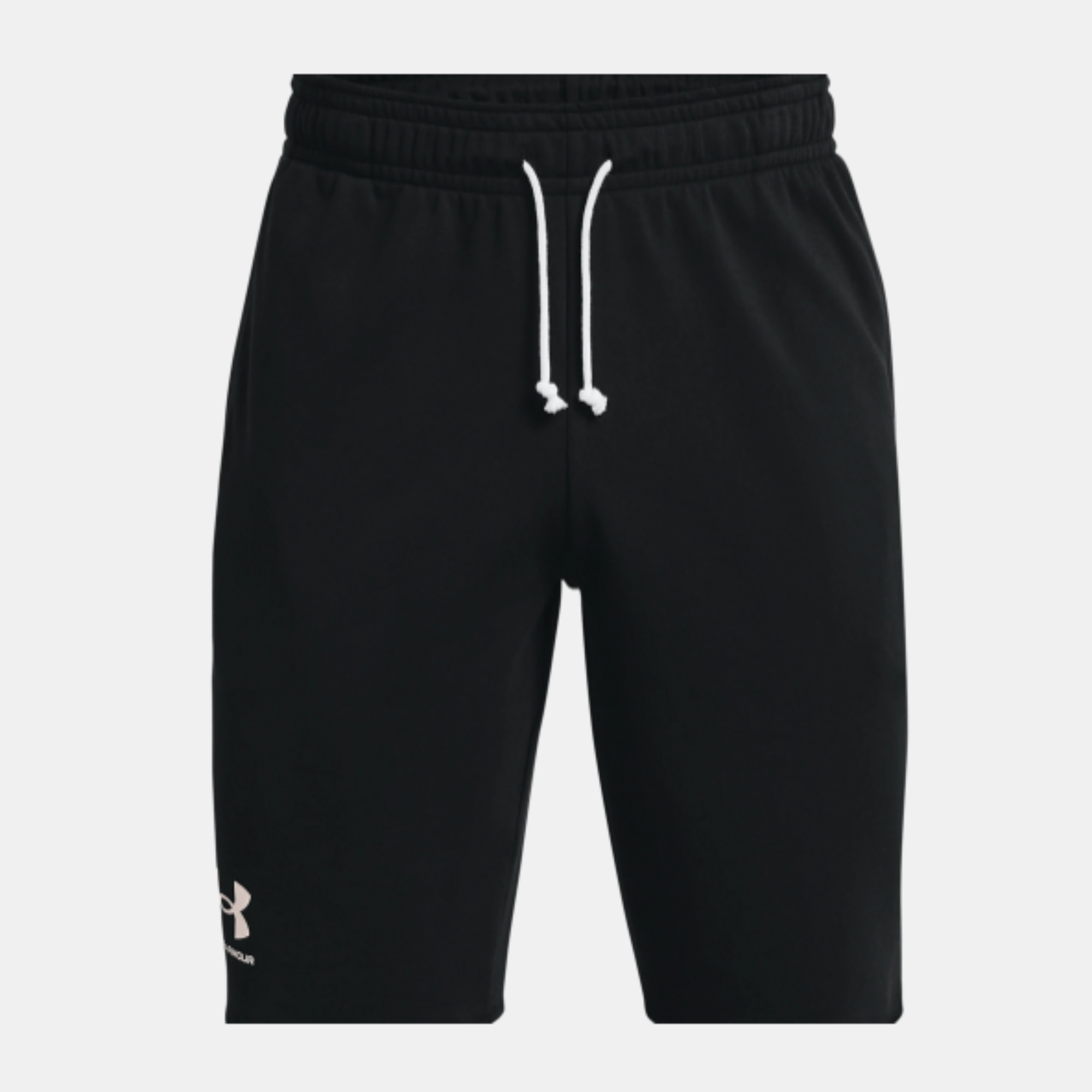 Men's Under Armour Rival Terry Shorts (Black /Onyx White)