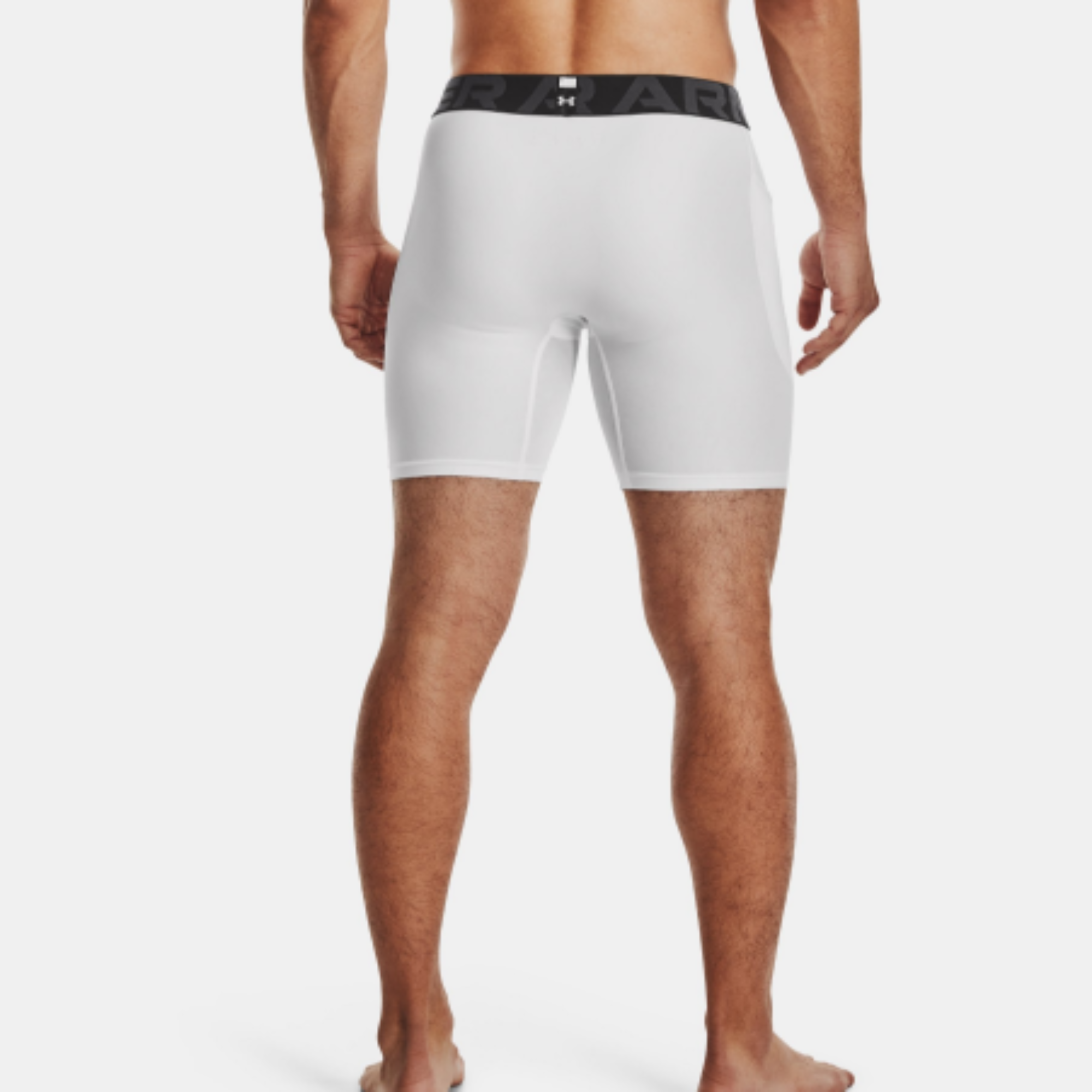 Men's Under Armour HeatGear® Compression Shorts "White/Black"