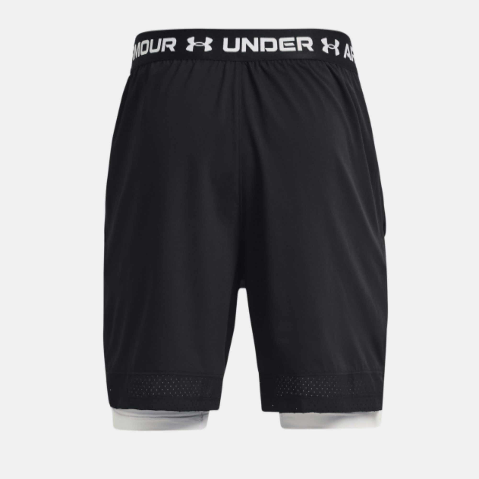Men's Under Armour Vanish Woven 2-in-1 Shorts "Black White"