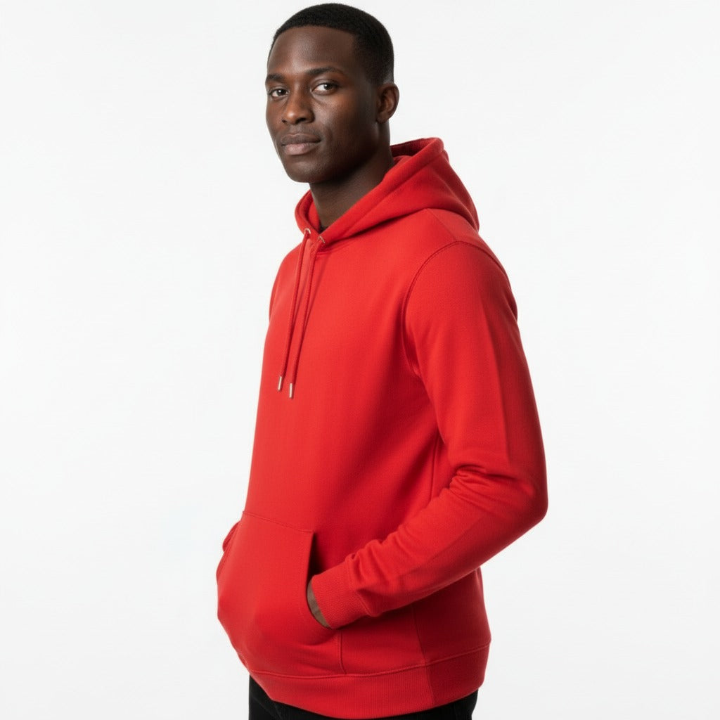 Men's The Closet Inc. Fleece Top Plain Red