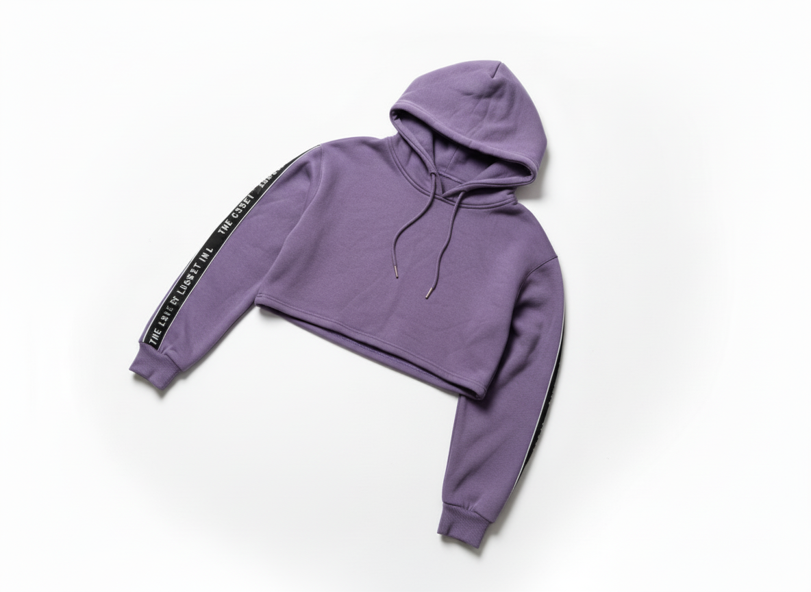 Women's The Closet Inc. Pull Over Tape Crop Top AE Orchid