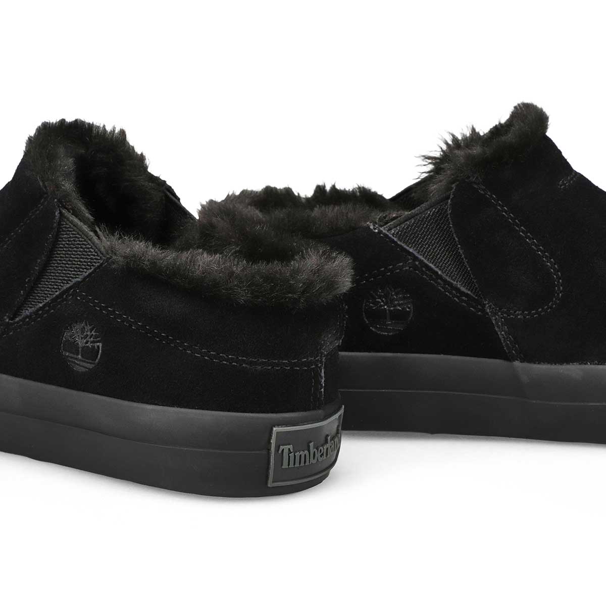 Women's Timberland Premium Skyla Bay 2.0 Low Warm-Lined Mule "Black Suede"