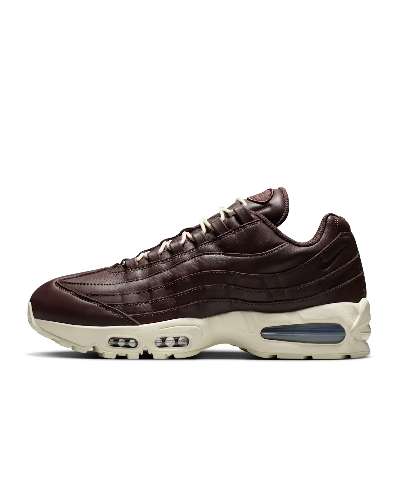 Men's Nike Air Max 95 Big Bubble Leather "Baroque Brown and Black"