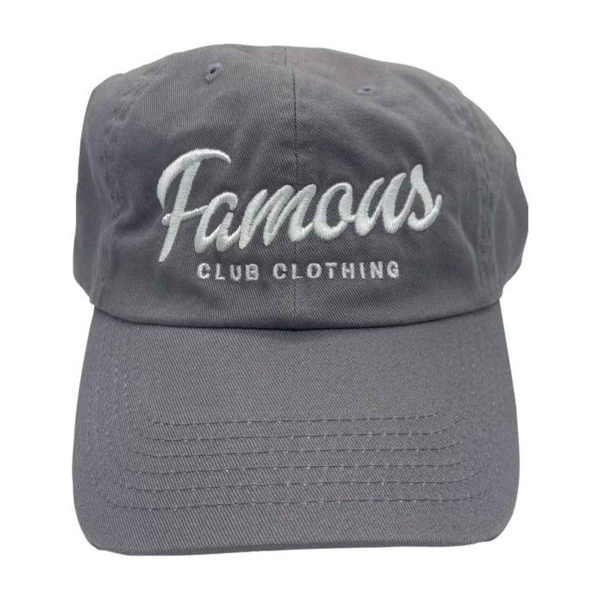 Famous Hat Grey & White