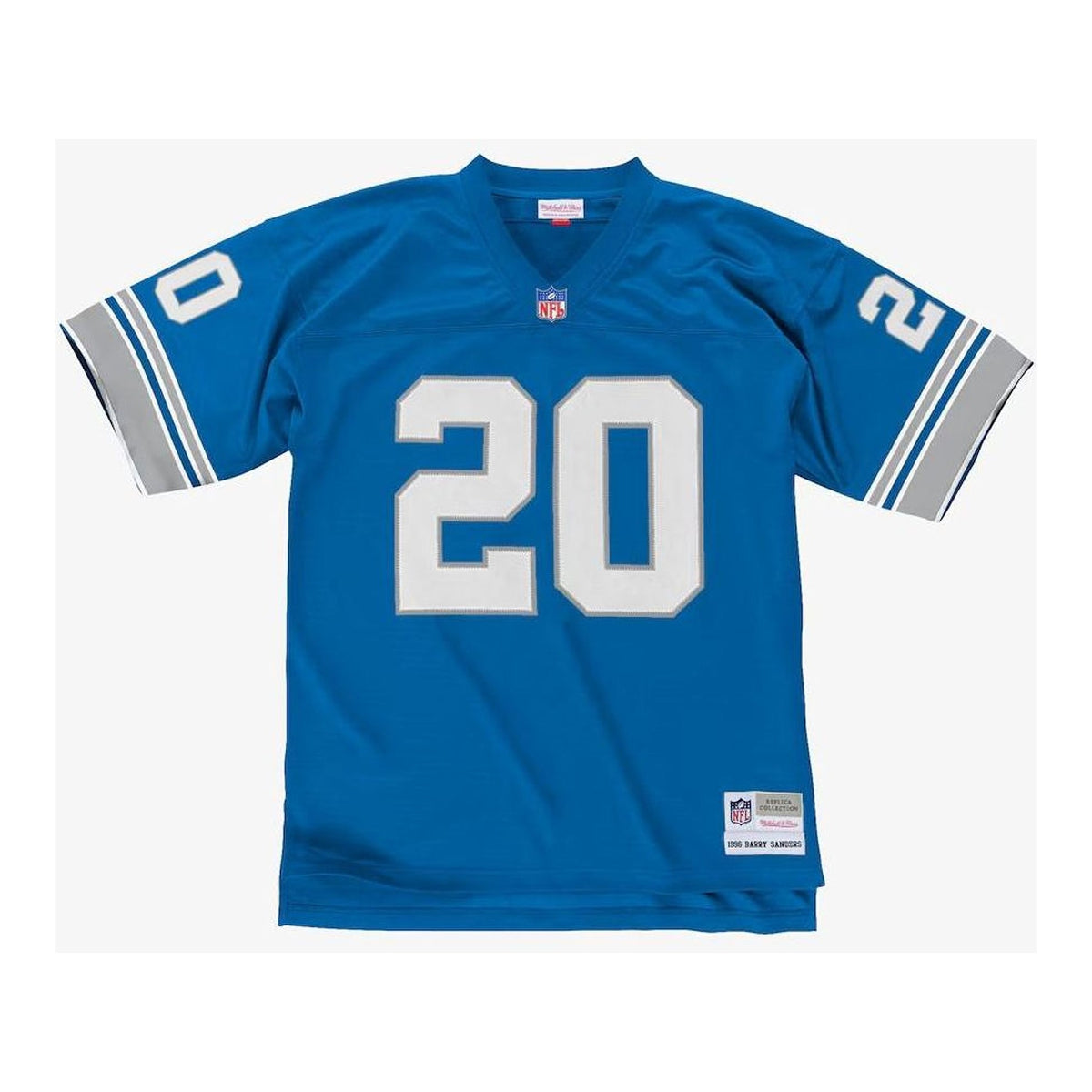 Men's Mitchell And Ness Barry Sanders Blue Detroit Lions 1996 Legacy Jersey