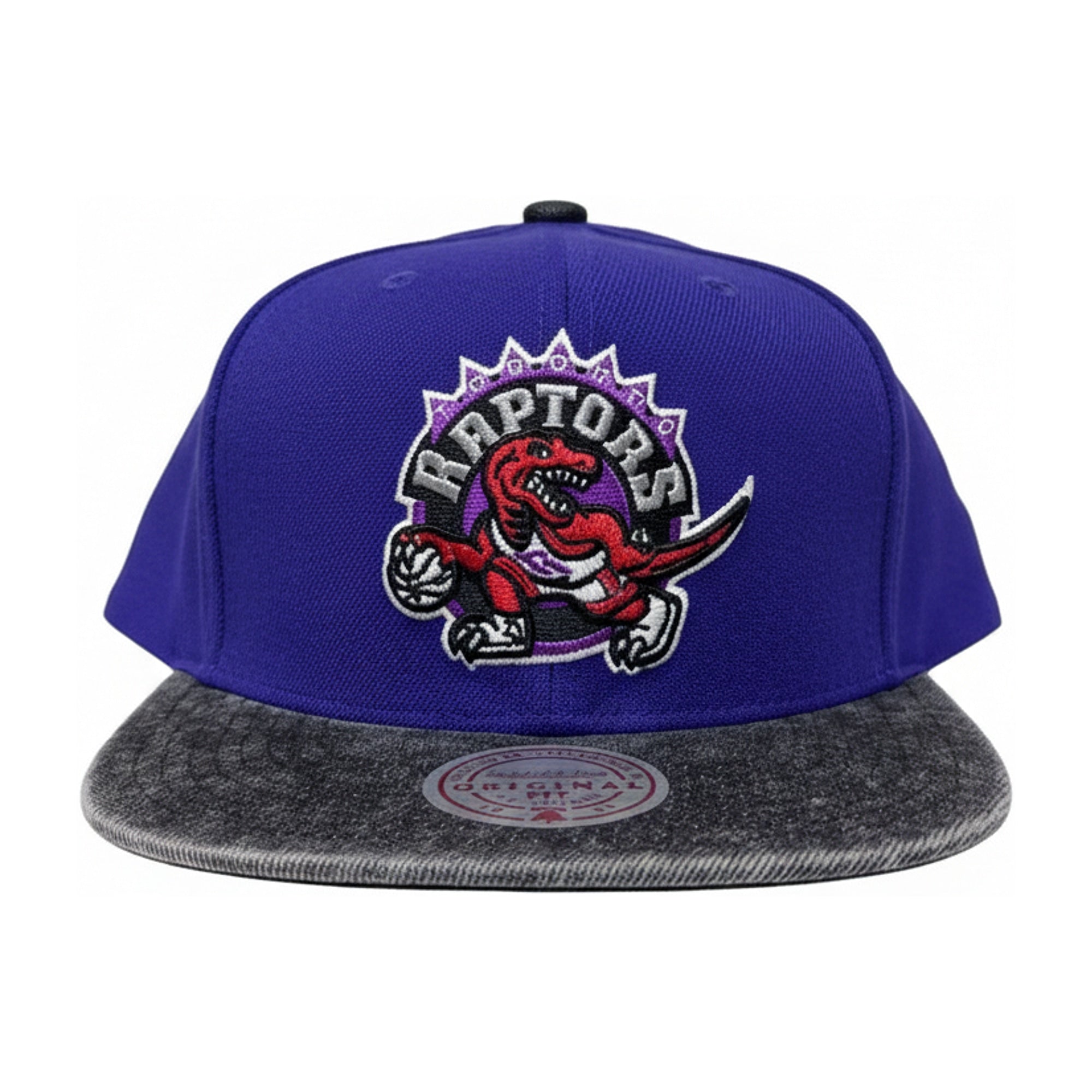 Mitchell And Ness NBA Toronto Raptors Denim Beak Snapback