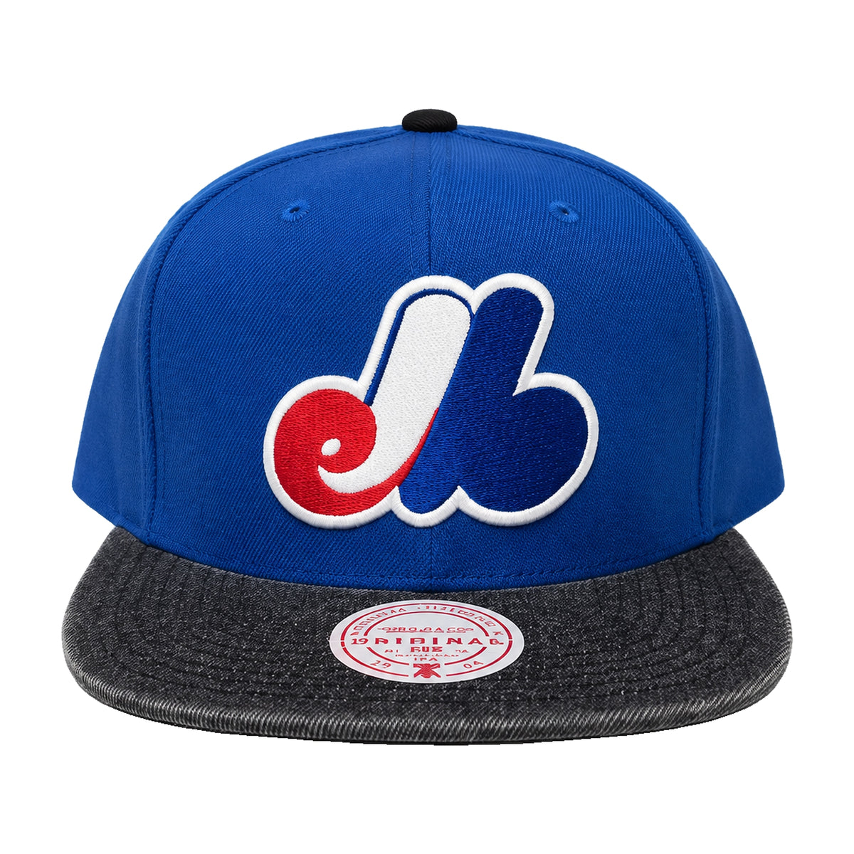 Mitchell and Ness Montreal Expos Denim Beak Snapback