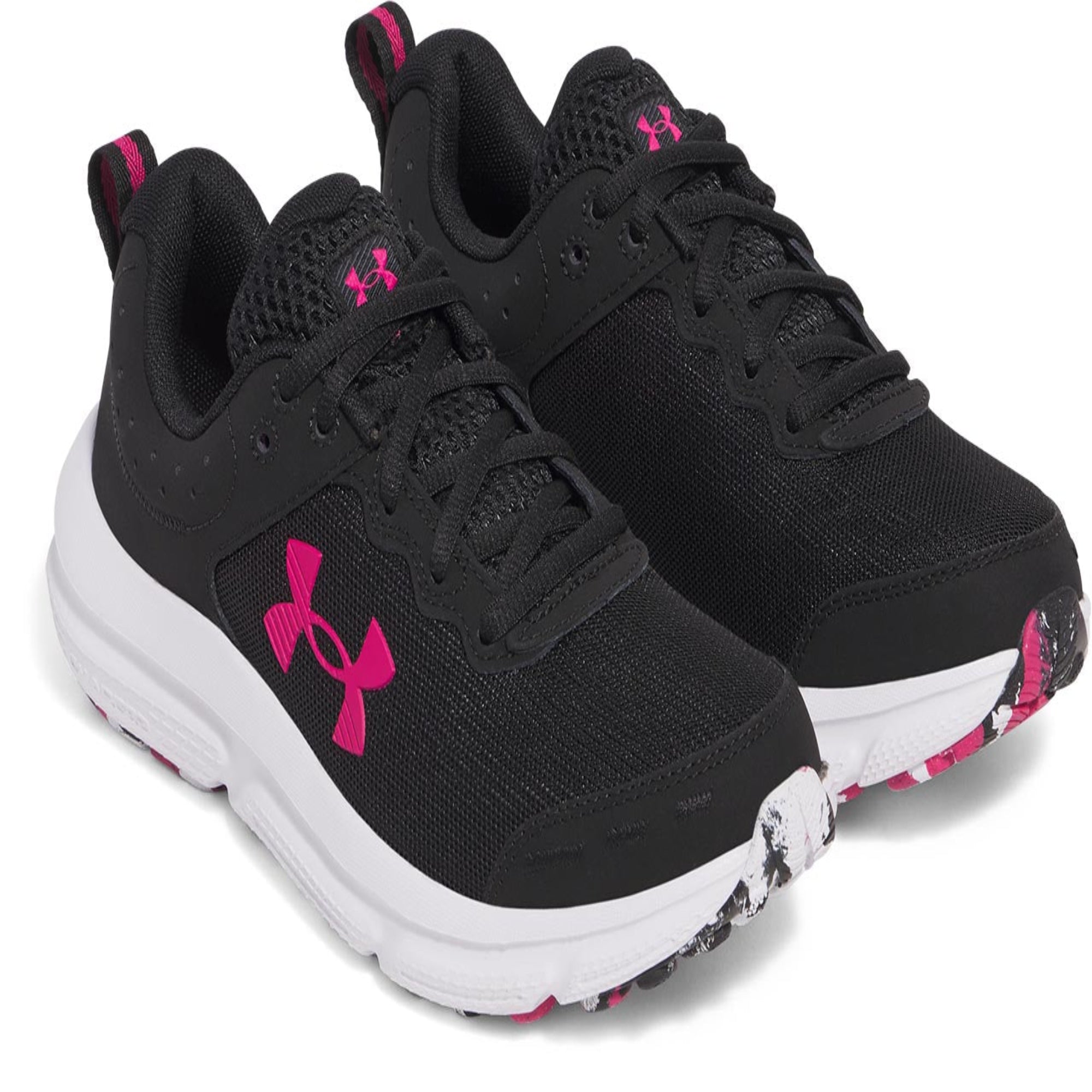 Women's Under Armour Charged Assert 10 Running Shoes "Black Grey"