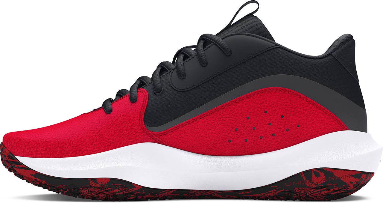 Men's/Women's Under Armour Lockdown 7 Basketball Shoes "Red Black"