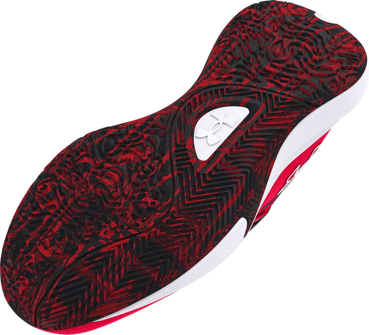 Men's/Women's Under Armour Lockdown 7 Basketball Shoes "Red Black"