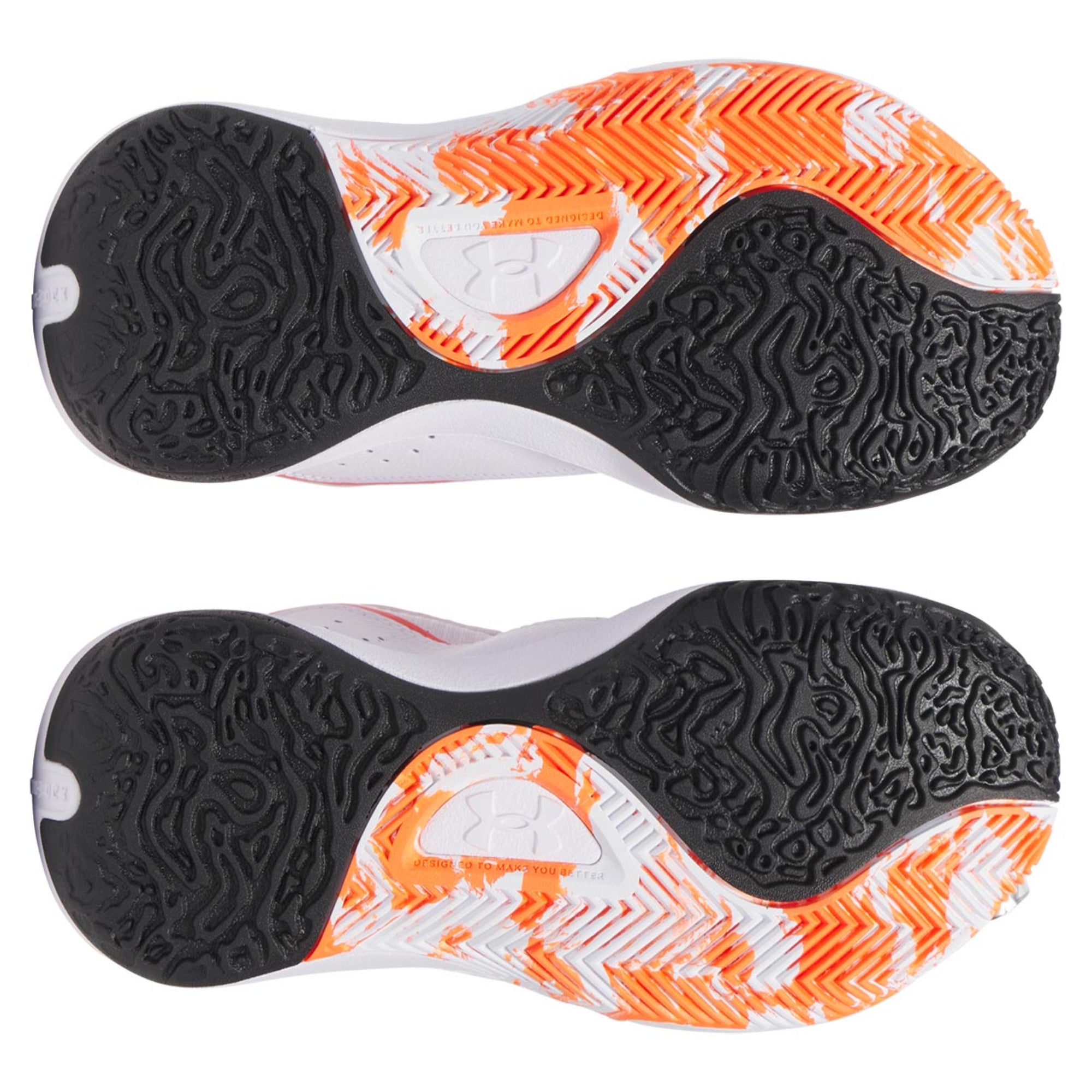 Big Kids' Under Armour Lockdown 7 Basketball Shoes "Black White Ares Red"