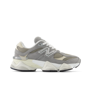 Big Kids' 9060 New Balance "Light Grey White"