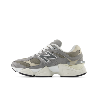 Big Kids' 9060 New Balance "Light Grey White"