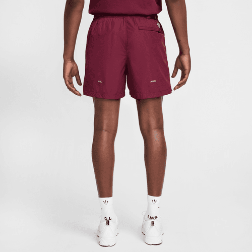 Men's Nike NOCTA Cardinal Nylon Shorts "Dark Beetroot"