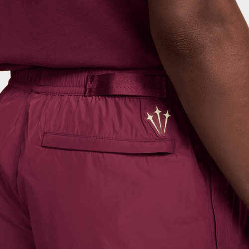 Men's Nike NOCTA Cardinal Nylon Shorts "Dark Beetroot"