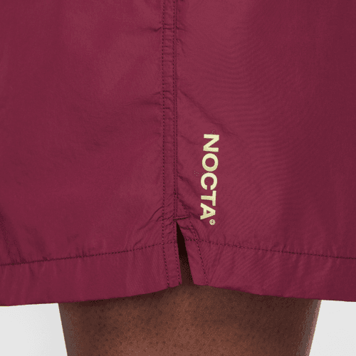 Men's Nike NOCTA Cardinal Nylon Shorts "Dark Beetroot"