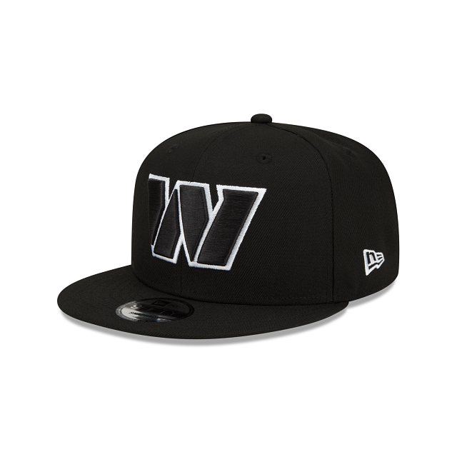 Washington Commanders New Era 9Fifty Basic Black and White Snapback