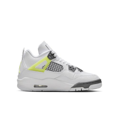 Big Kids' Air Jordan 4 Retro "Light Lemon Twist"
