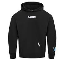 Men's Pro Standard Detroit Lions Wingspan M Drop Shoulder FLC PO Hoodie