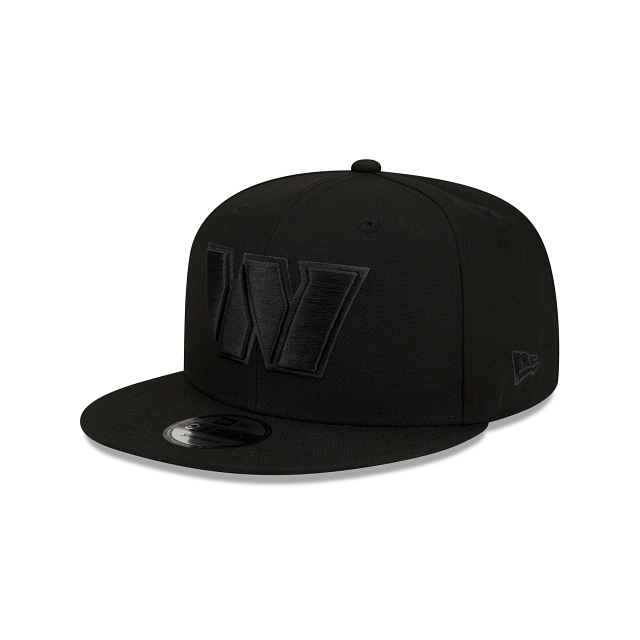 Washington Commanders New Era Black & Black 9FIFTY Snapback