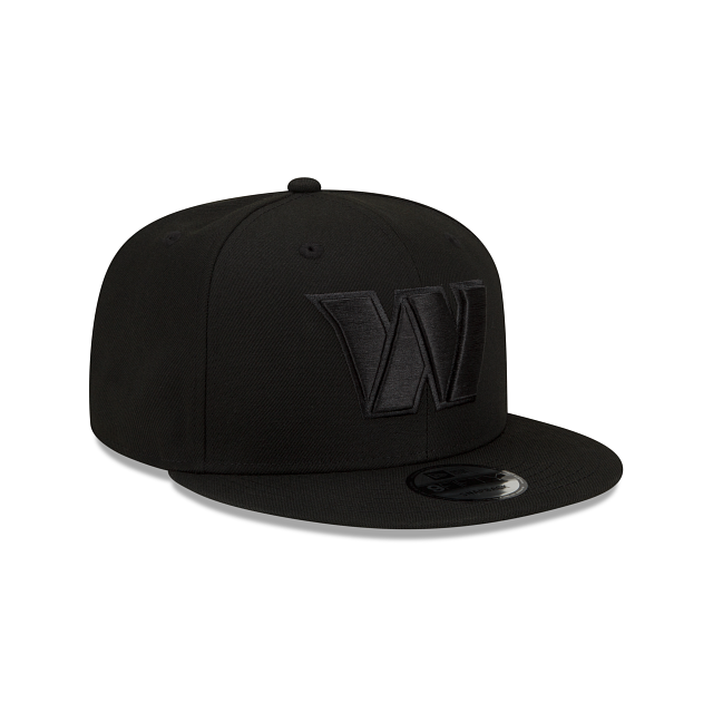 Washington Commanders New Era Black & Black 9FIFTY Snapback