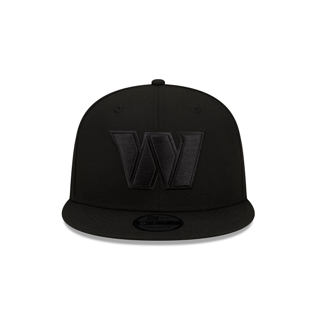 Washington Commanders New Era Black & Black 9FIFTY Snapback